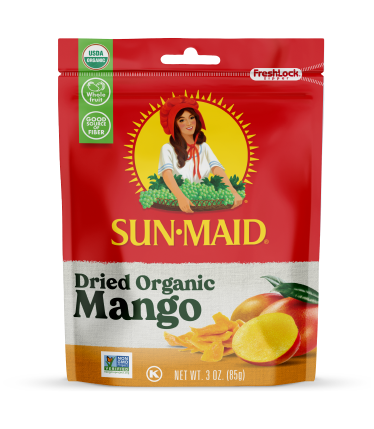 Sun·Maid Dried Organic Mango packaging