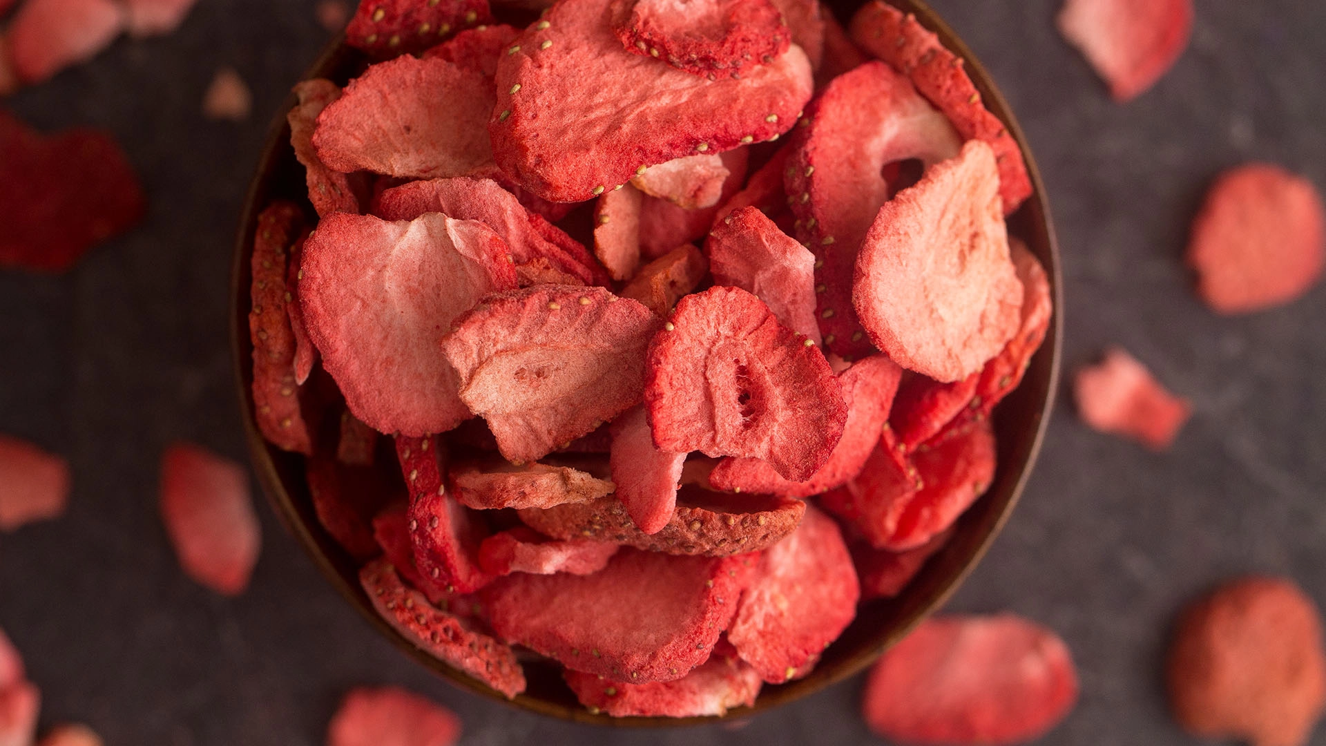 Freeze dried strawberries